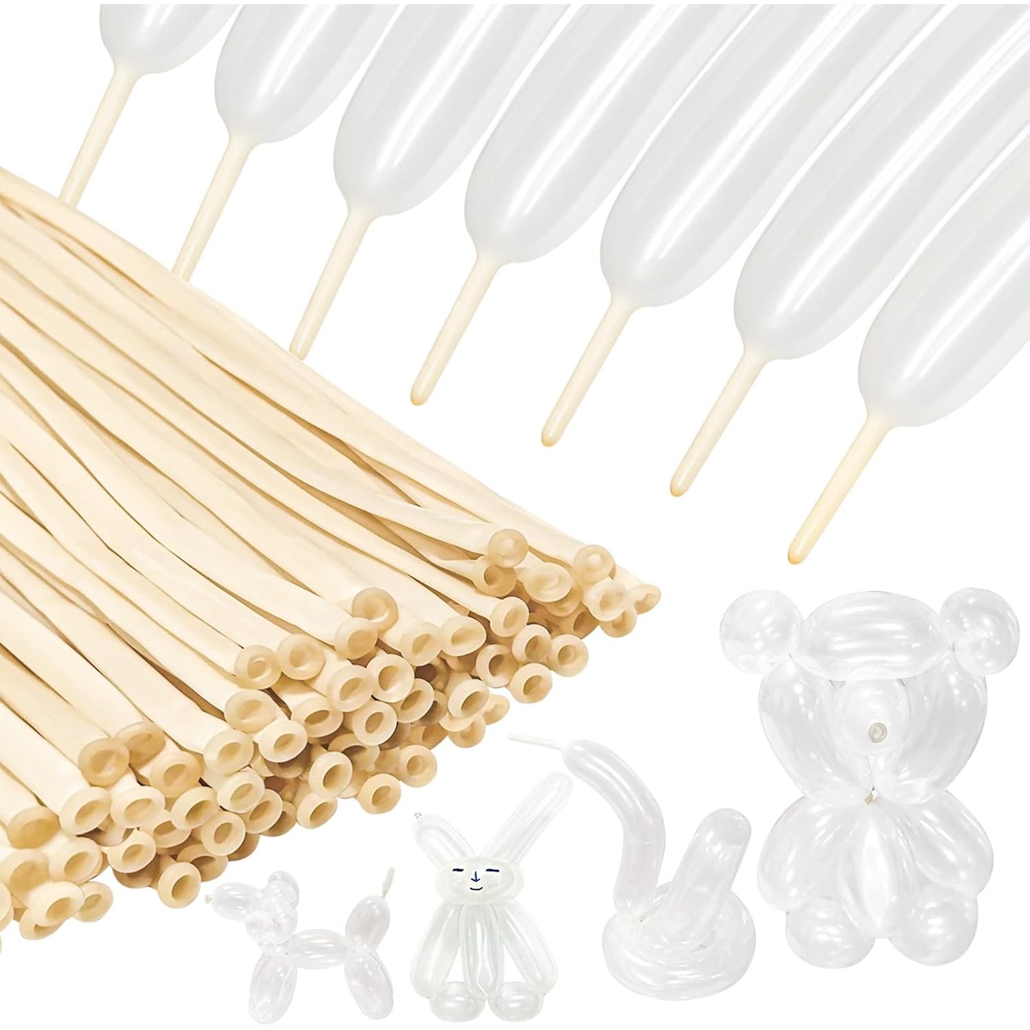 Balloon Arch Kit - 100pcs Thickening Long Balloons for Tying