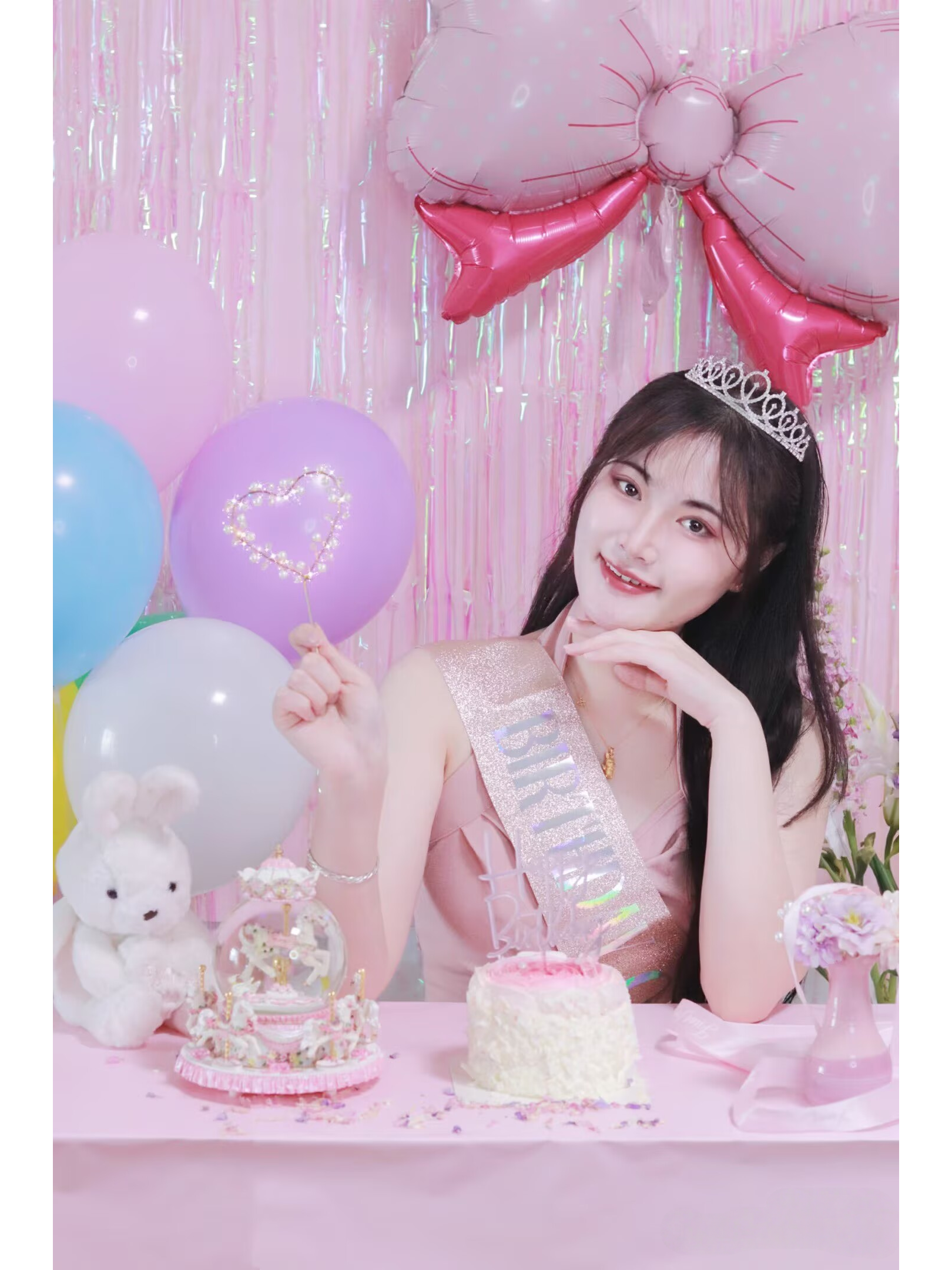 Champagne Gold Sparkle Crown S - Birthday Sash Glitter ulasan dan harga