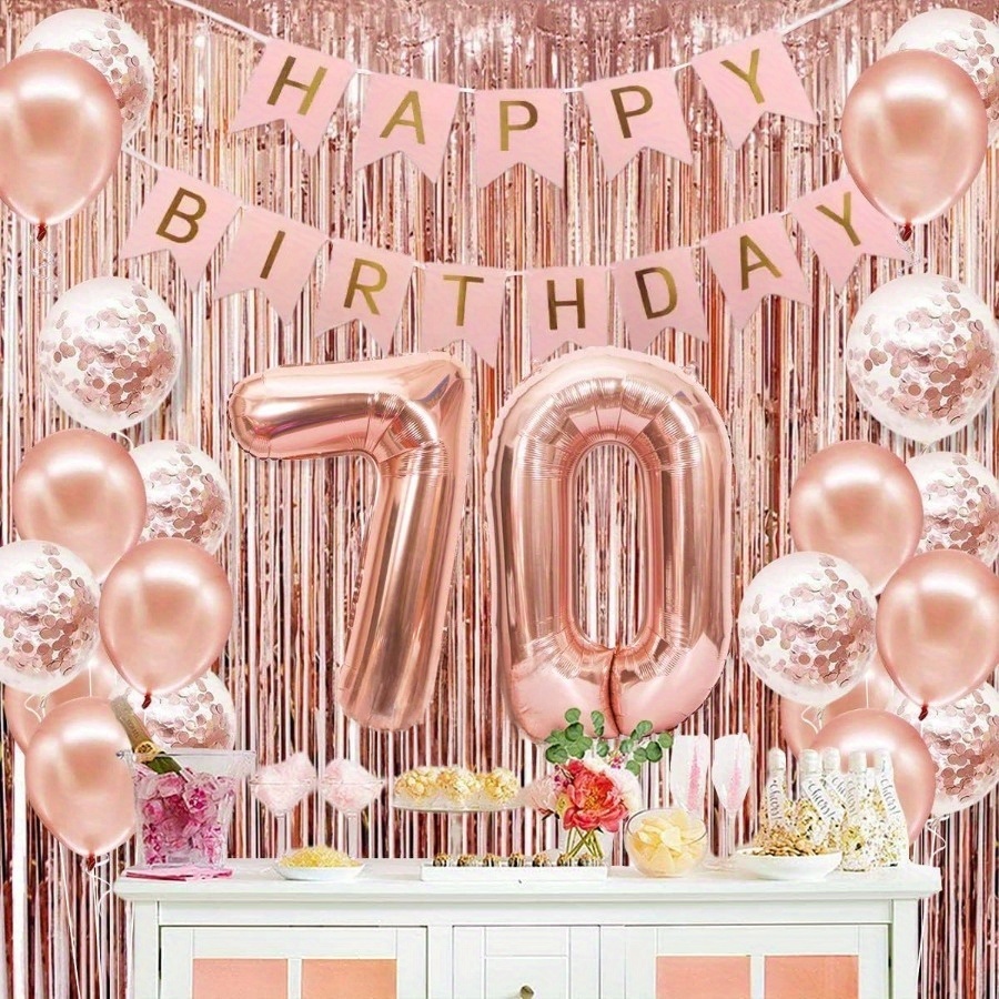 58Pc/Set 40-Inch Number Foil B - Party Banner Gold ulasan dan harga