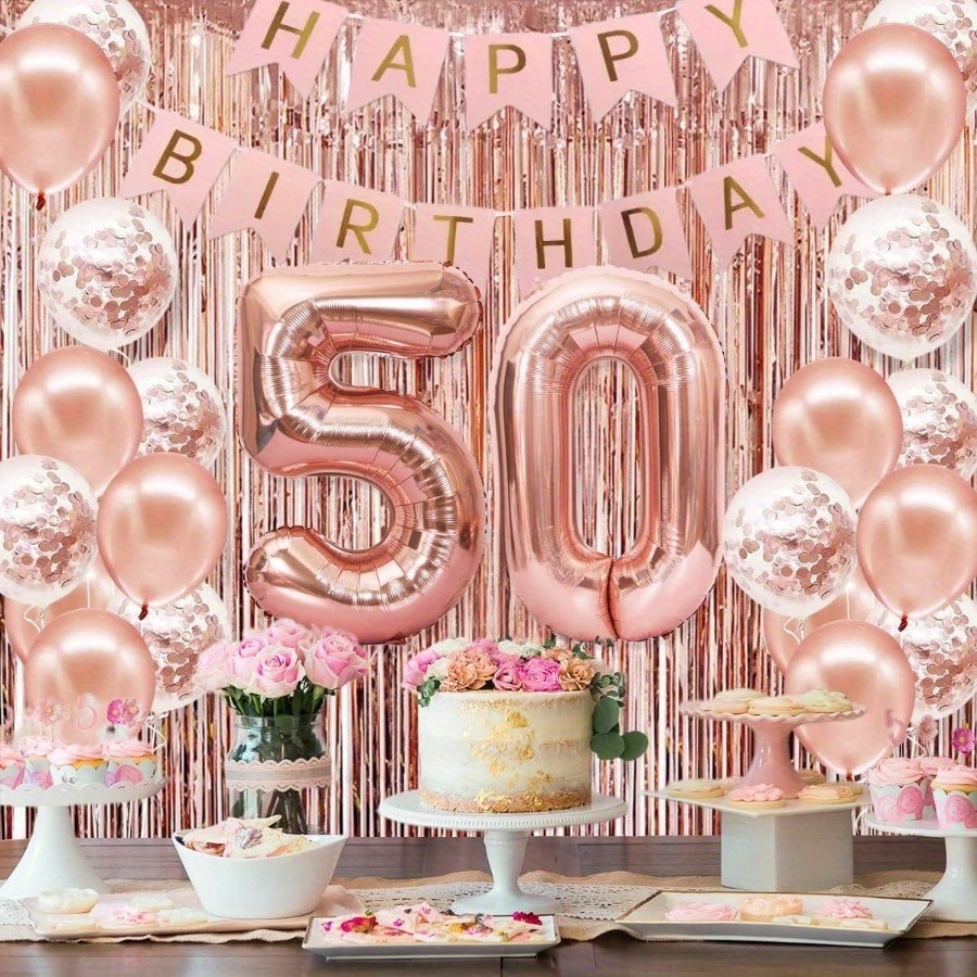 58Pc/Set 40-Inch Number Foil B - Party Banner Gold ulasan dan harga