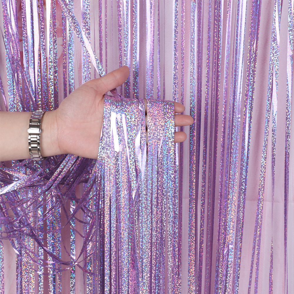 Laser rain curtain decoration  - Party Event Supply Store ulasan dan harga