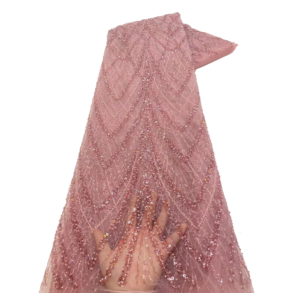 Luxury African Sequins Beaded  - Glitter Tablecloth ulasan dan harga