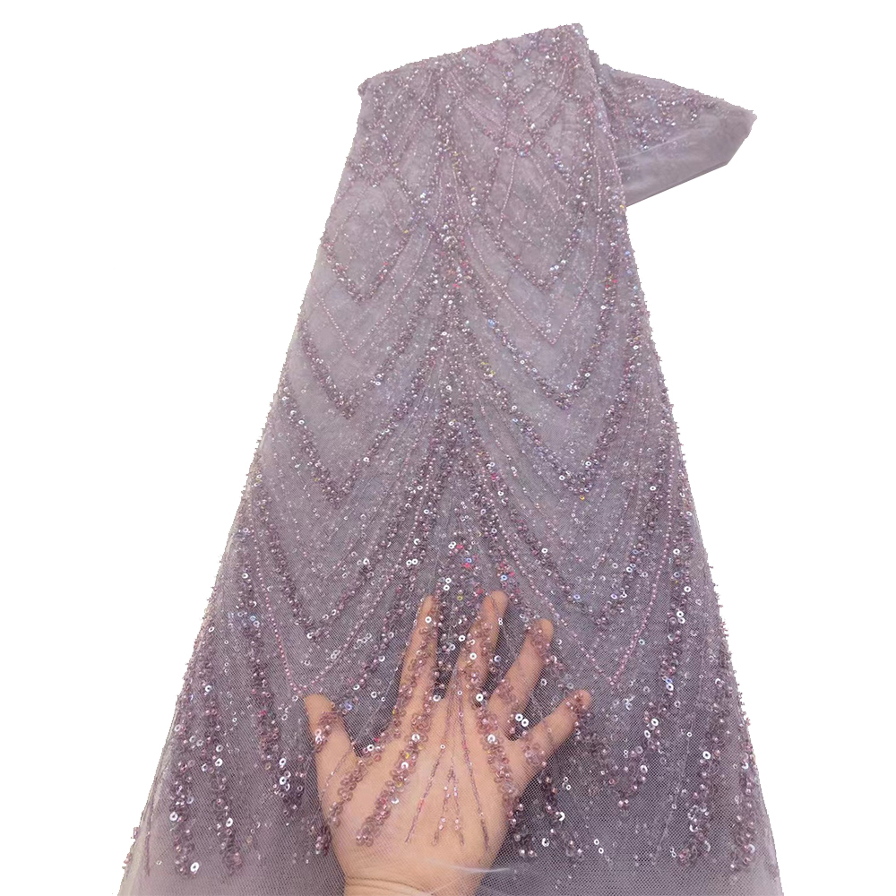 Luxury African Sequins Beaded  - Glitter Tablecloth ulasan dan harga