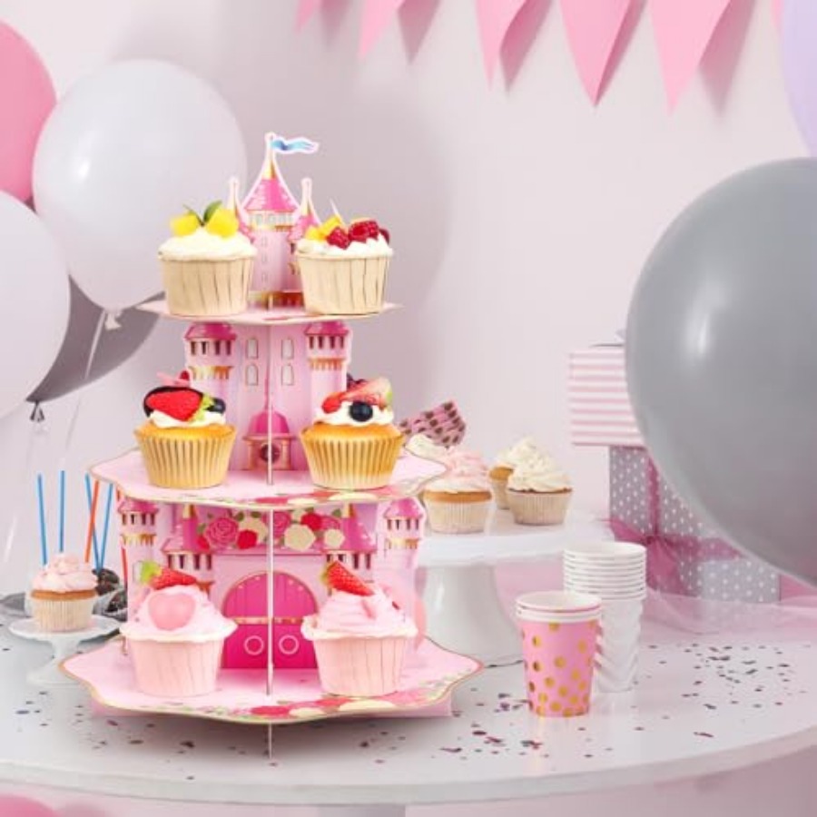 3 Tier Cupcake Stand Birthday  - Cupcake Stand Tier ulasan dan harga
