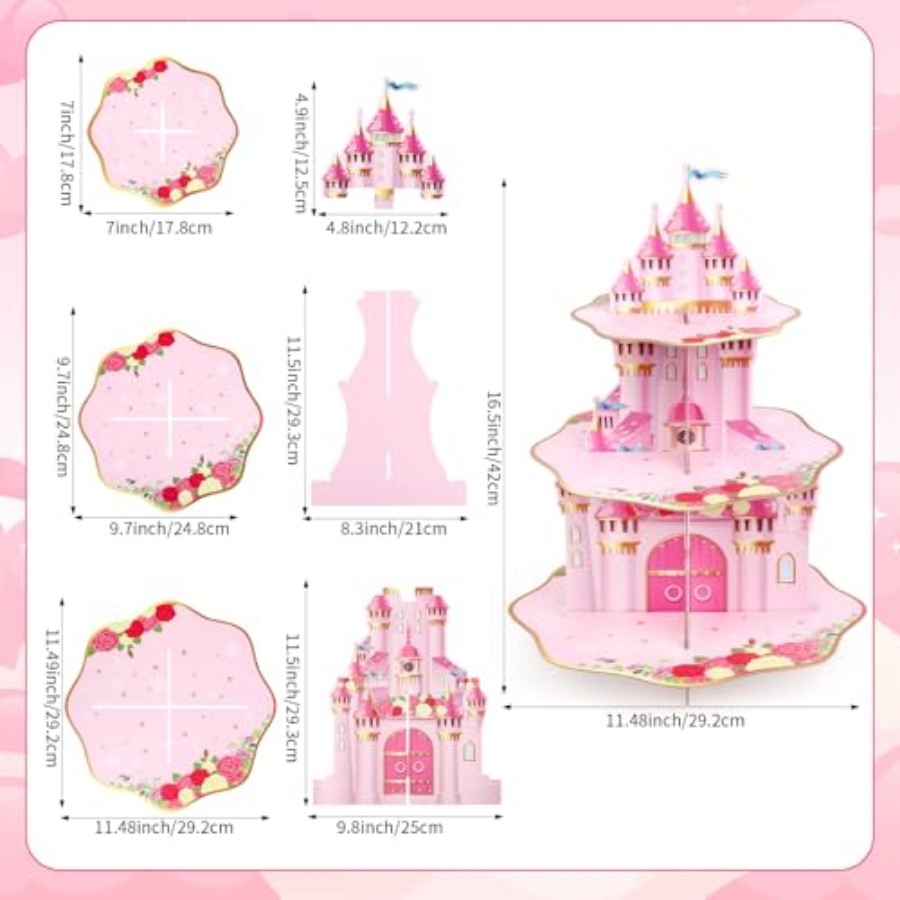 3 Tier Cupcake Stand Birthday  - Cupcake Stand Tier ulasan dan harga