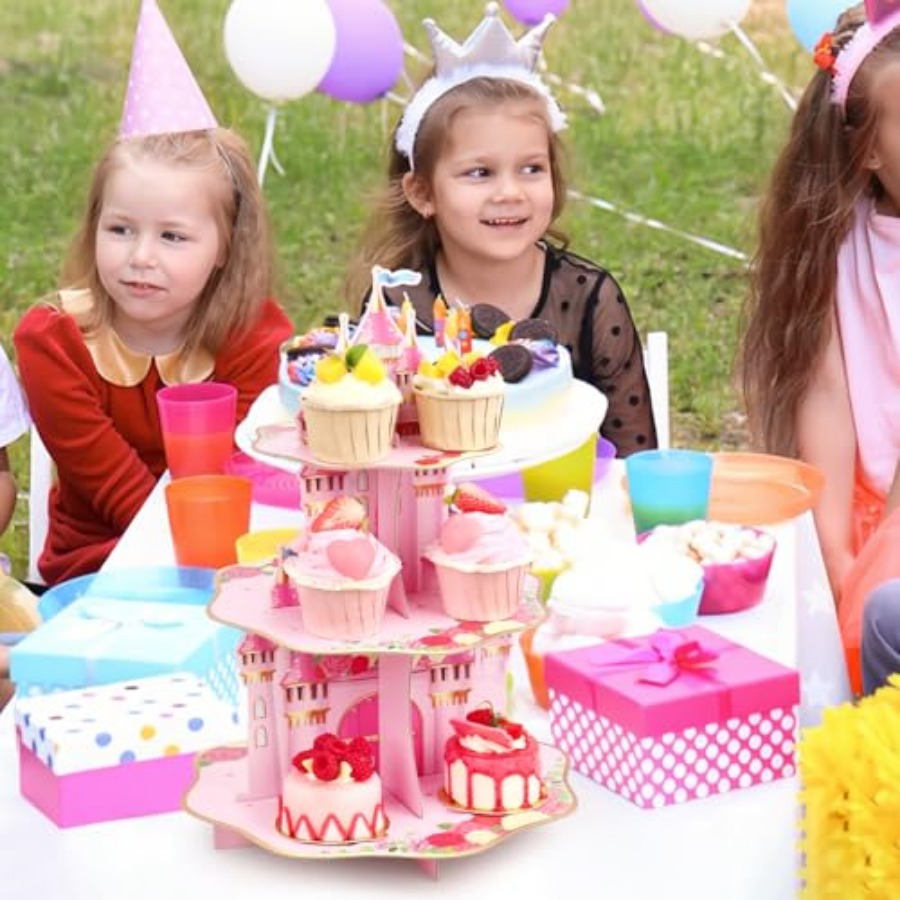 3 Tier Cupcake Stand Birthday  - Cupcake Stand Tier ulasan dan harga