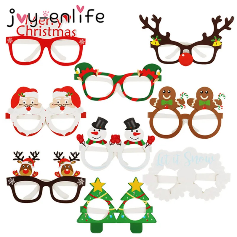 2025 Christmas Glasses Frame S - Photo Booth Frame ulasan dan harga