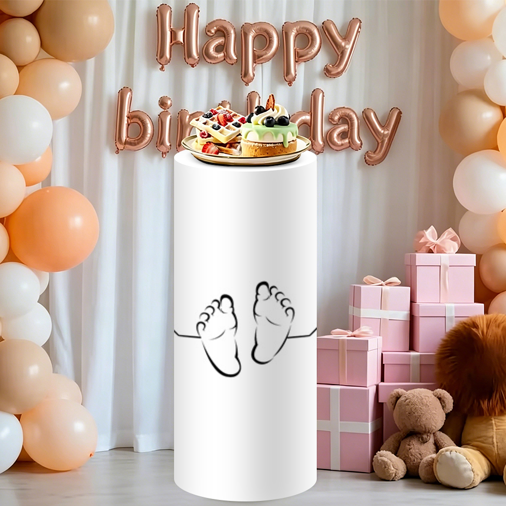 Yeele 3PCS Baby Silhouette Cyl - Dessert Table Backdrop ulasan dan harga