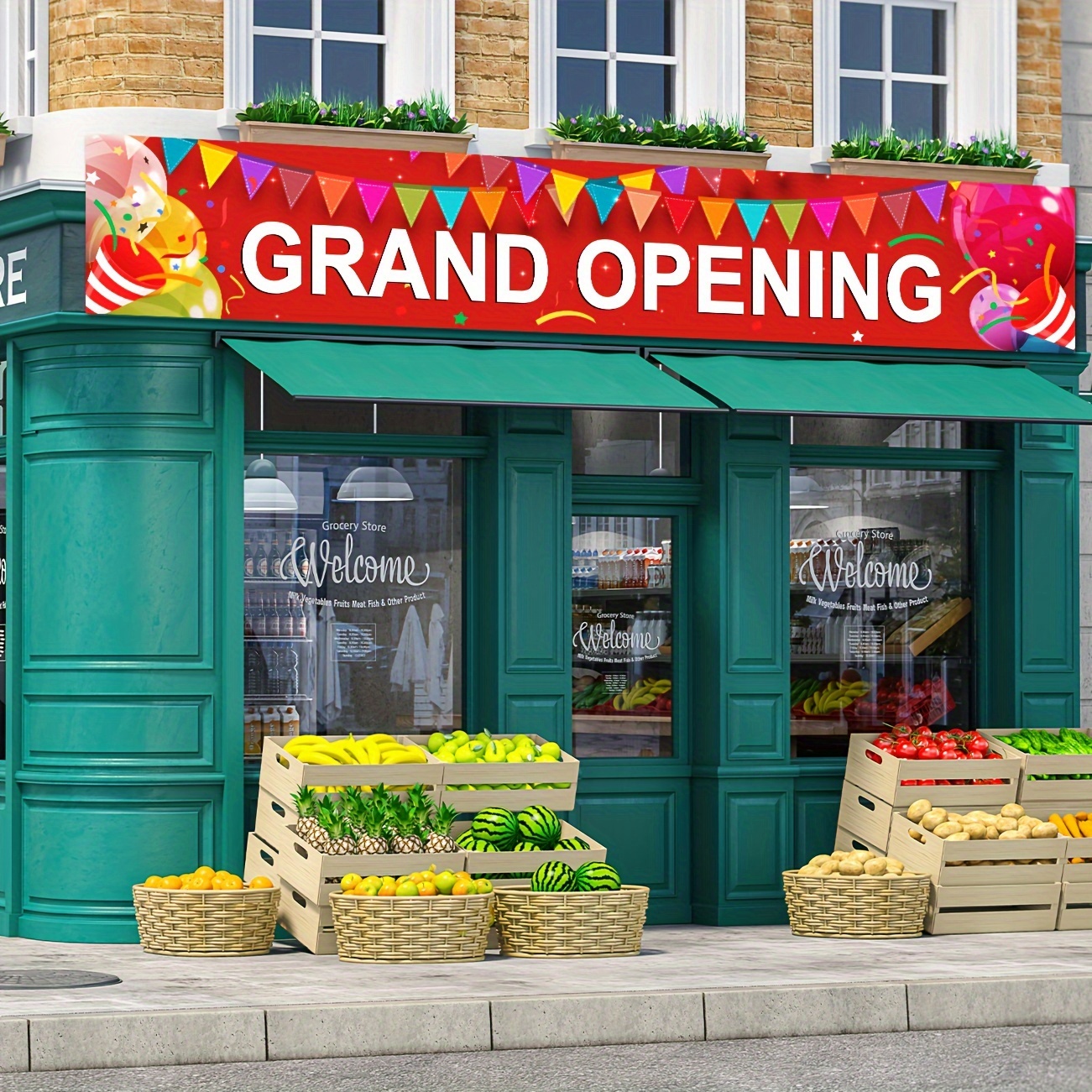 Grand Opening Banner New Store - Party Event Supply Store ulasan dan harga
