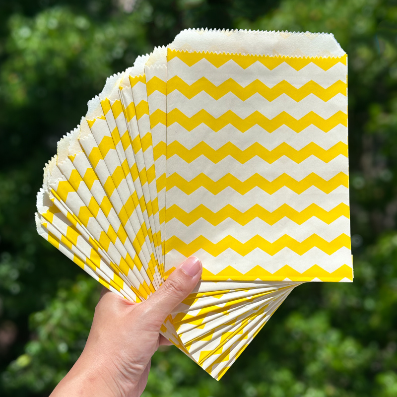 25pcs Royal Blue Striped Kraft - Event & Party Supply ulasan dan harga
