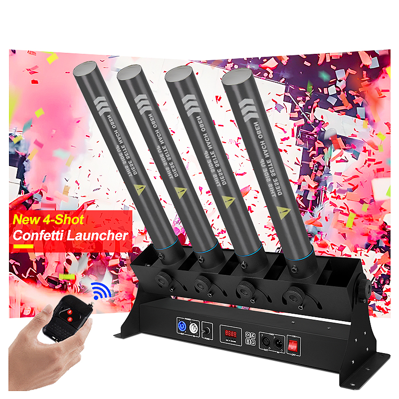 SHTX 4-Tube Confetti Launcher, - Confetti Cannon Tube ulasan dan harga