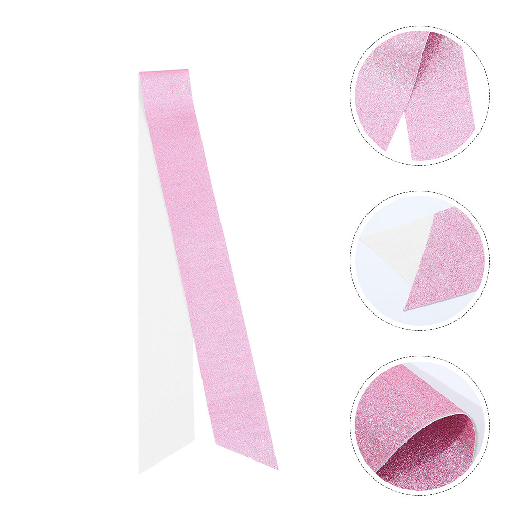 3Pcs Blank Glitter Shoulder Sa - Birthday Sash Glitter ulasan dan harga