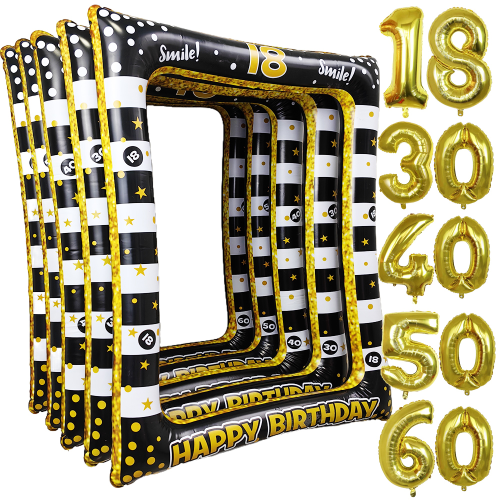 18th 30th 40th 50th 60th Birth - Photo Booth Frame ulasan dan harga