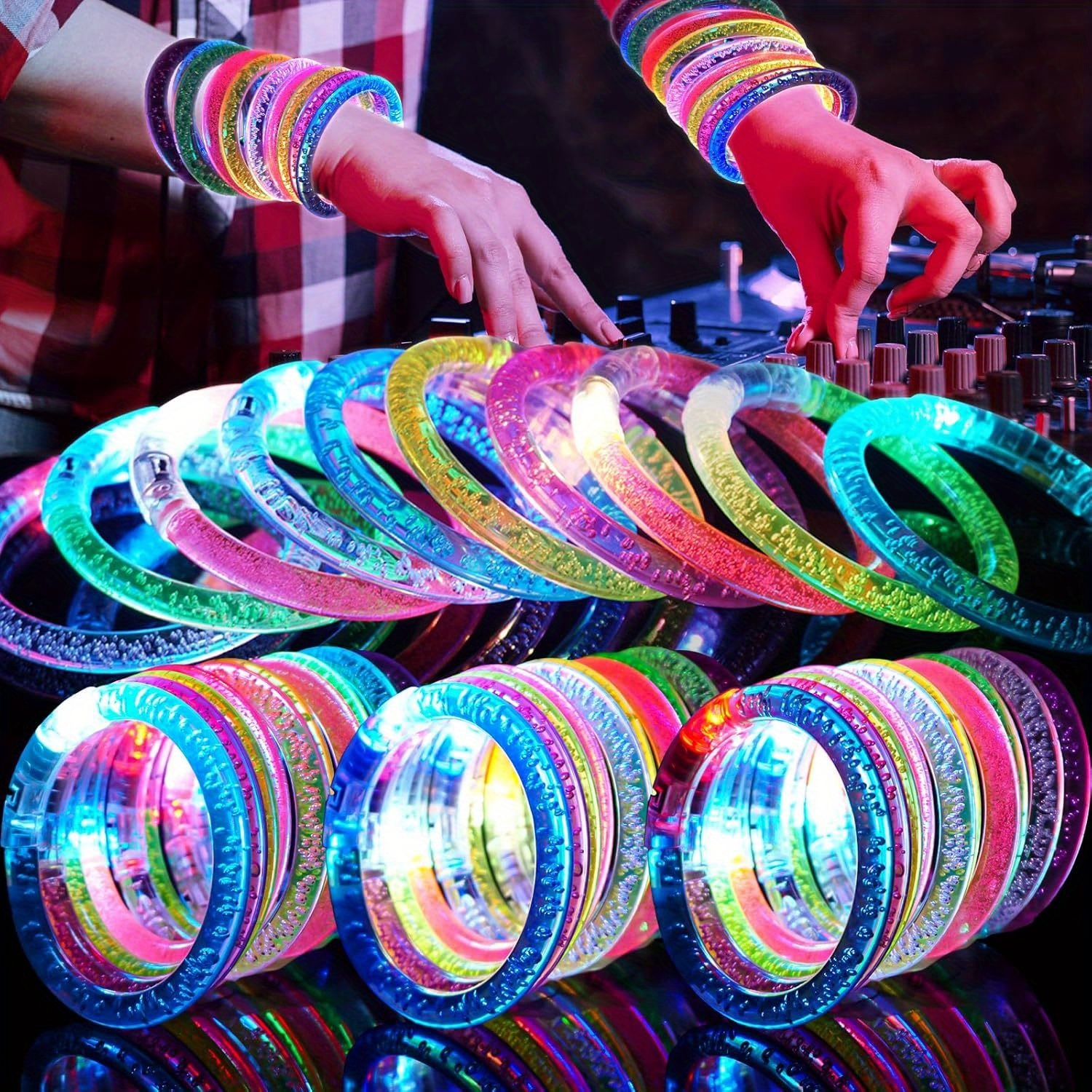 Glow-Up Party Bracelets Pack – - Event & Party Supply ulasan dan harga