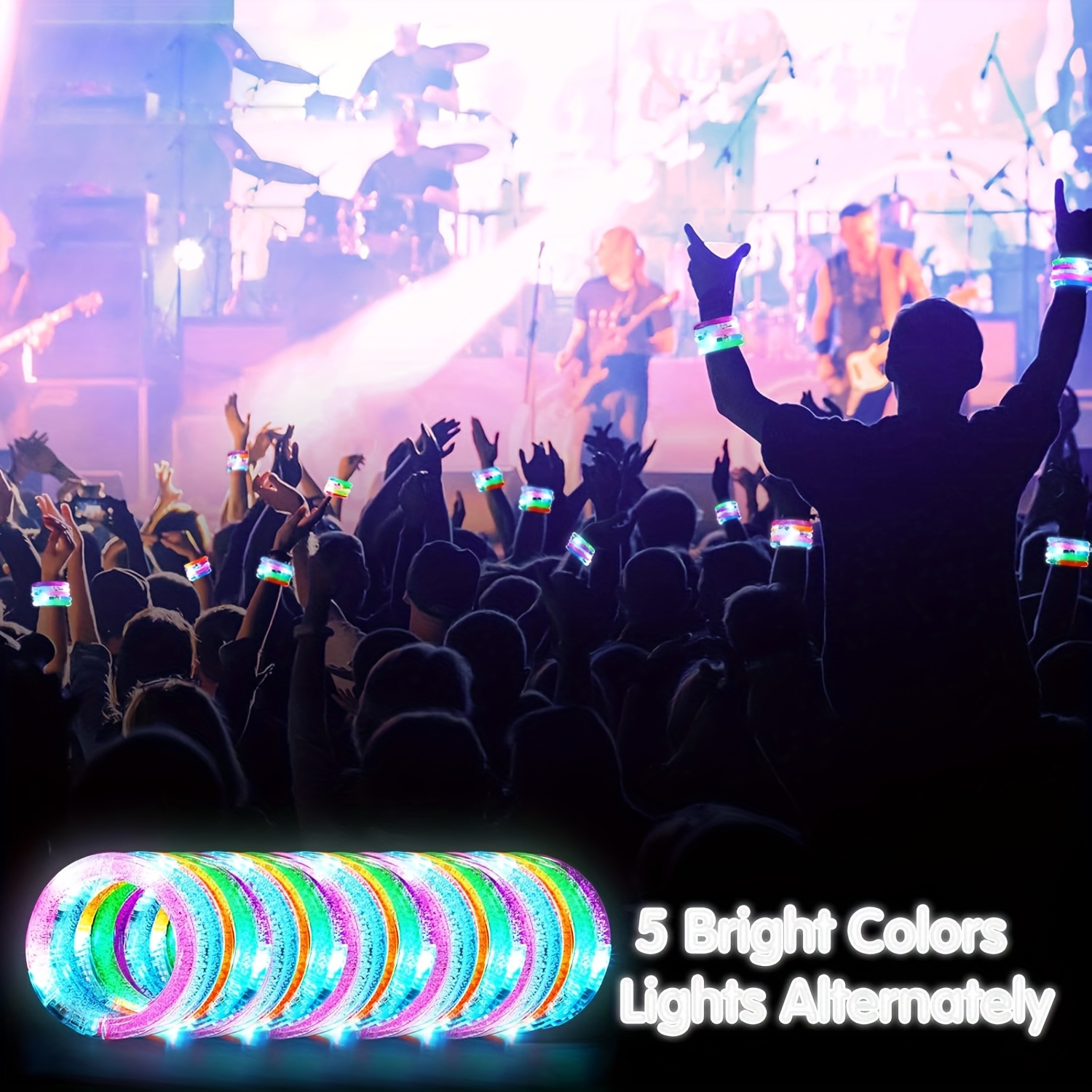 Glow-Up Party Bracelets Pack – - Event & Party Supply ulasan dan harga