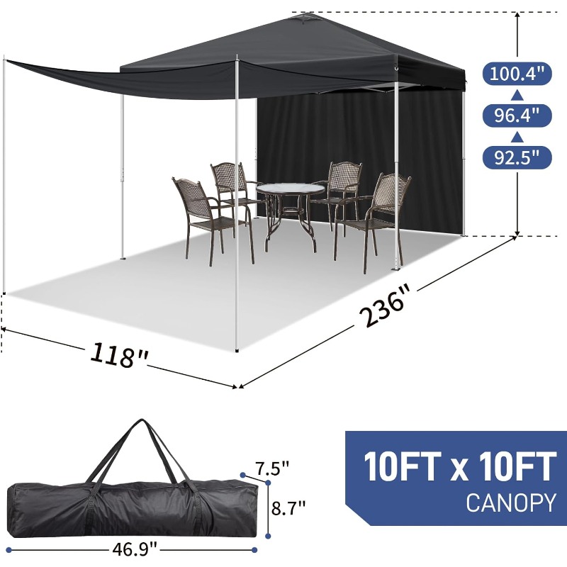 10X10Ft Pop Up Canopy Tent Ins - Event & Party Supply ulasan dan harga