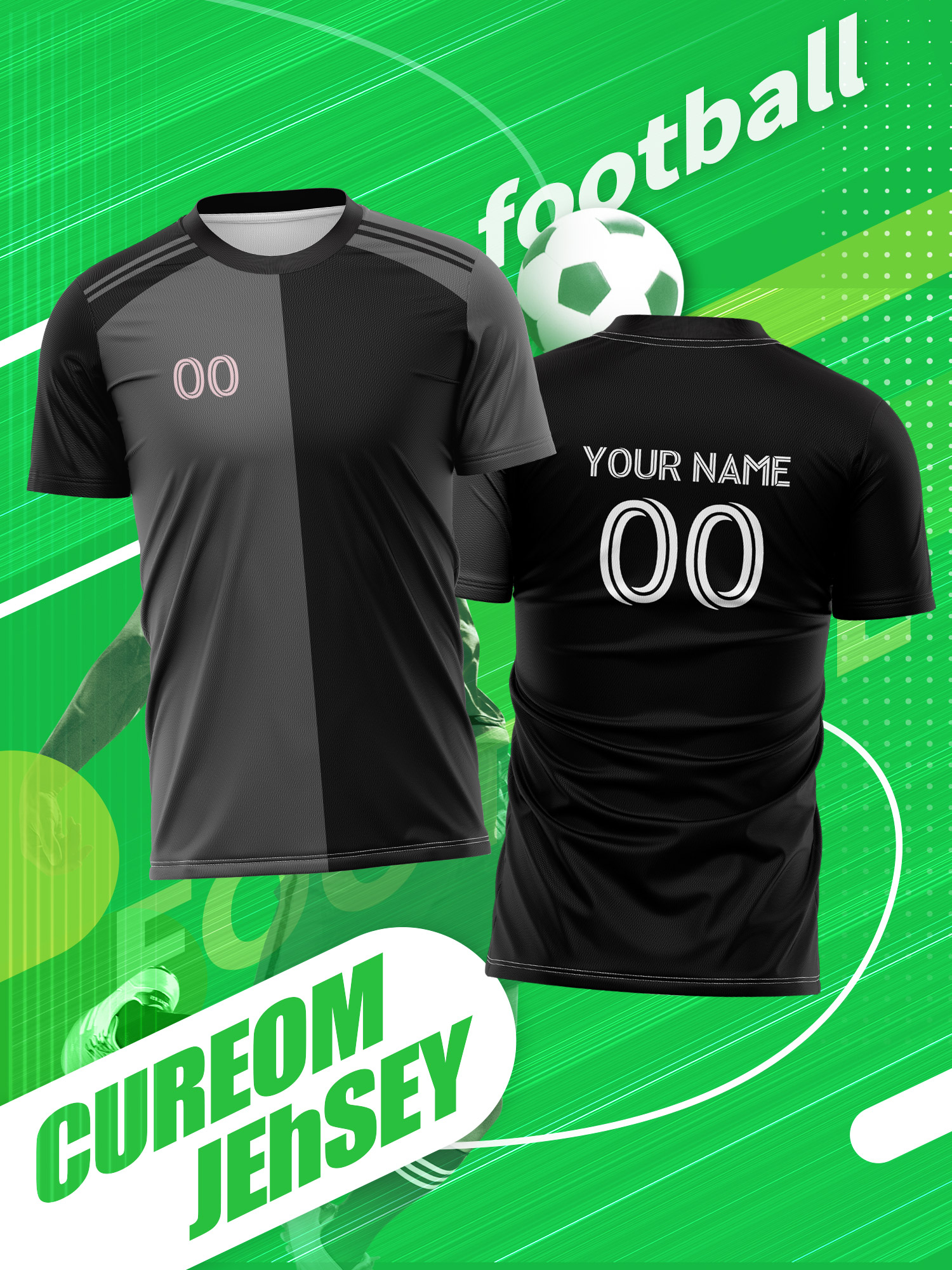 Custom Photo Name Number Socce - Event & Party Supply ulasan dan harga