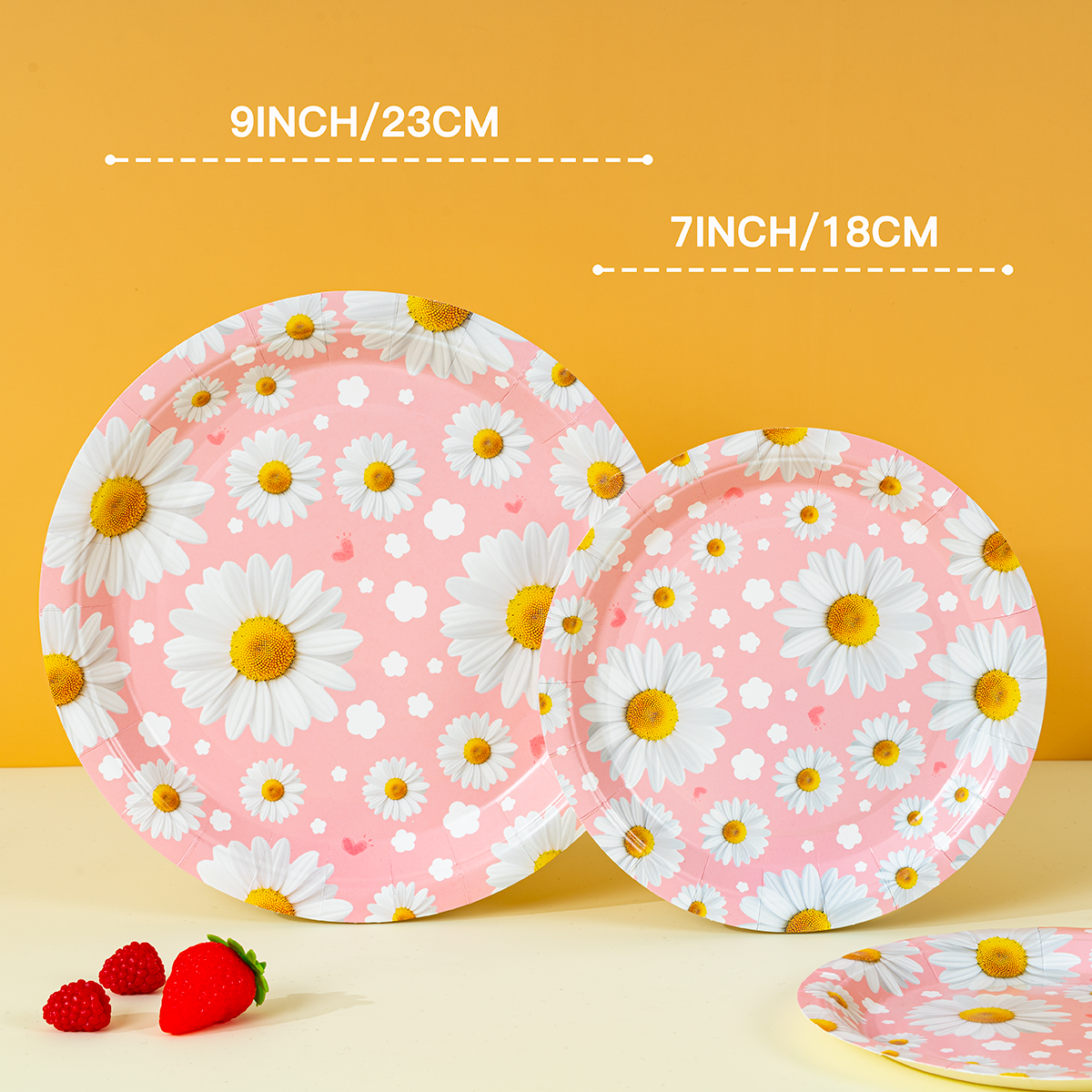 Pink Daisy Print Disposable Pa - Supply Event ulasan dan harga