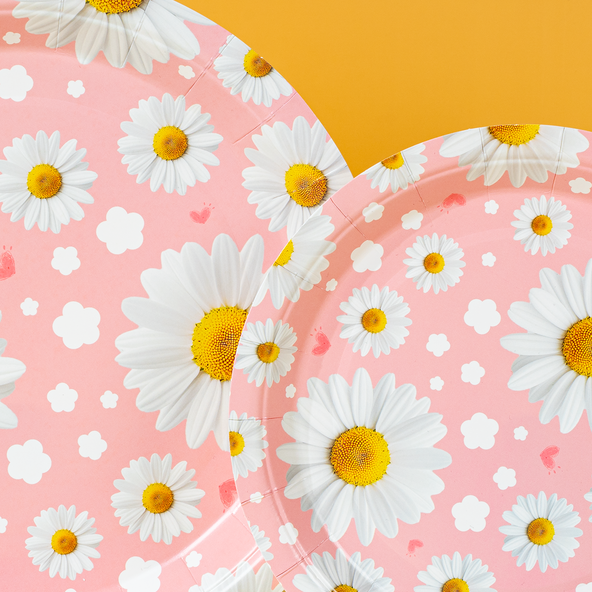 Pink Daisy Print Disposable Pa - Supply Event ulasan dan harga