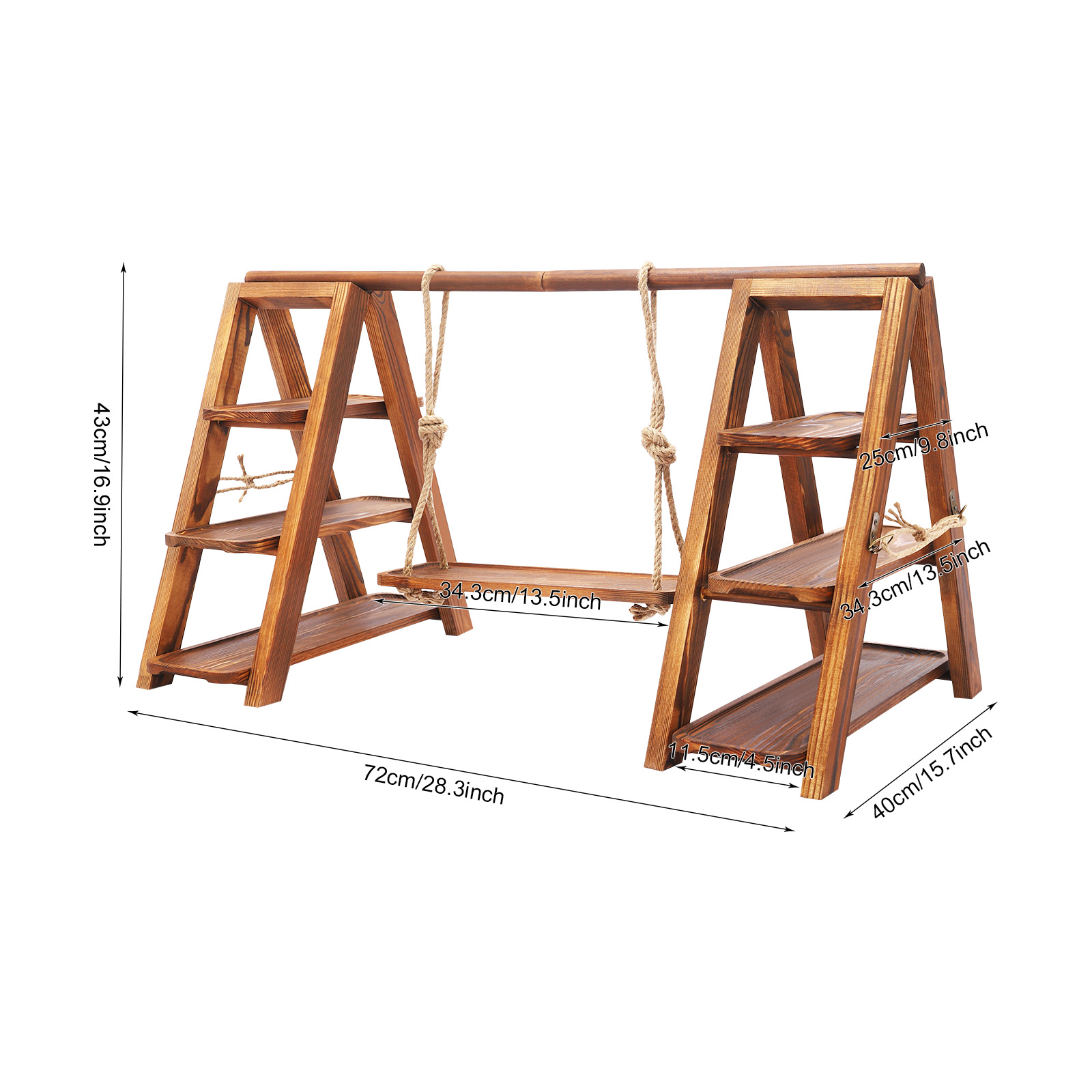 Wooden 3 Tier Cupcake Stand wi - Cupcake Stand Tier ulasan dan harga