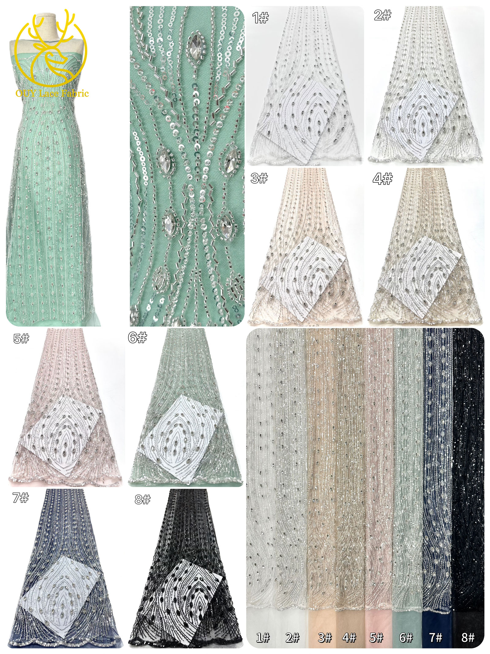 Luxurious Nigerian Diamond Lac - Glitter Tablecloth ulasan dan harga