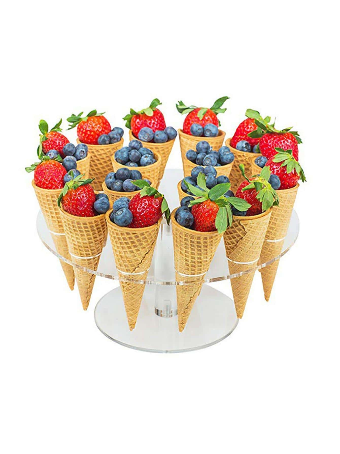 1 pc 16 hole acrylic transpare - Cupcake Stand Tier ulasan dan harga