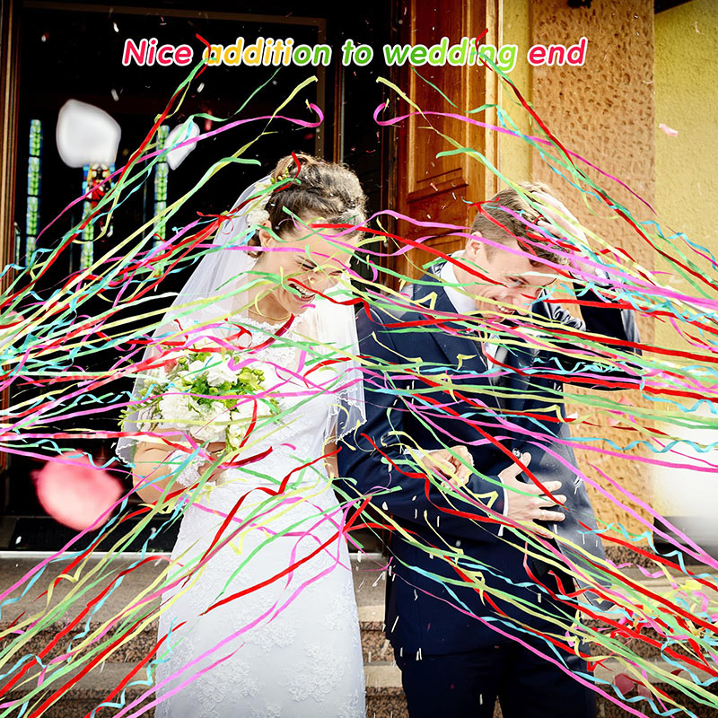 5-20pc Colorful Hand Throw Str - Confetti Cannon Tube ulasan dan harga