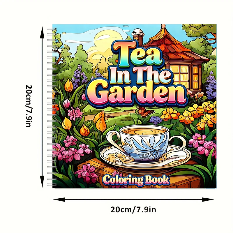Tea In The Gardens Coloring Bo - Supply Event ulasan dan harga