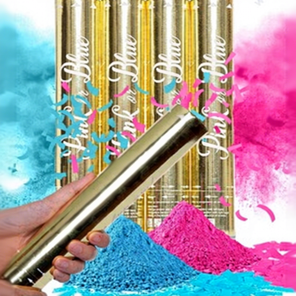 Wholesale Gender Reveal Popper - Confetti Cannon Tube ulasan dan harga