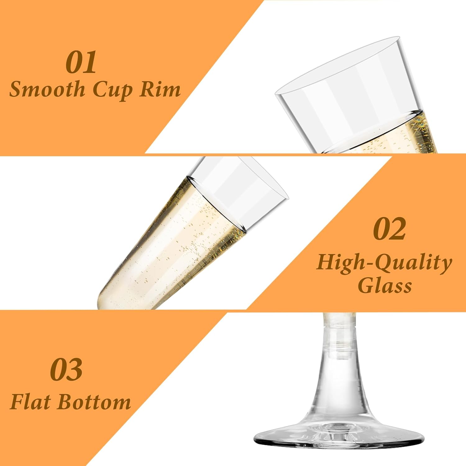 Plastic Champagne Flutes 40 Pa - Eve Party ulasan dan harga